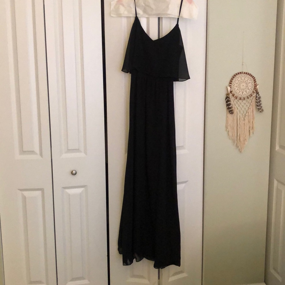 Black Bridesmaid Dress